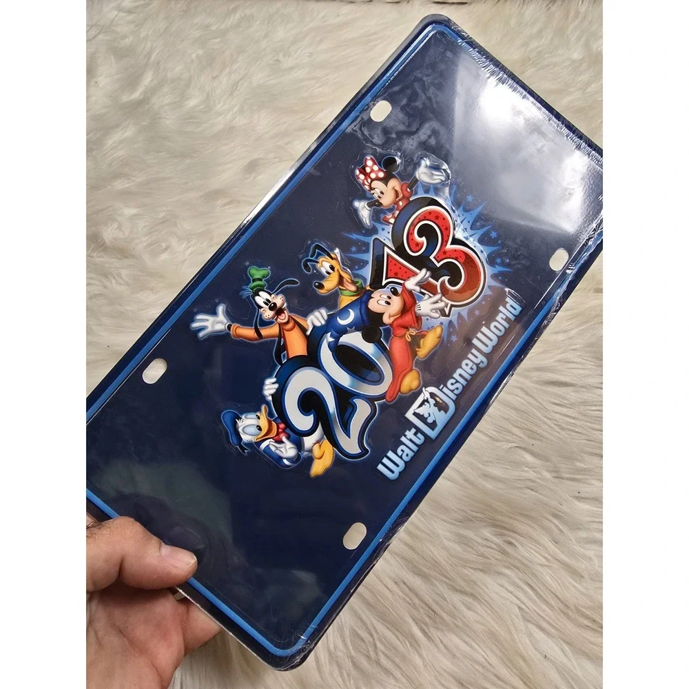 2013 Cool Mickey Mouse Donald Goofy Mickey Walt Disney World License Plate NIB